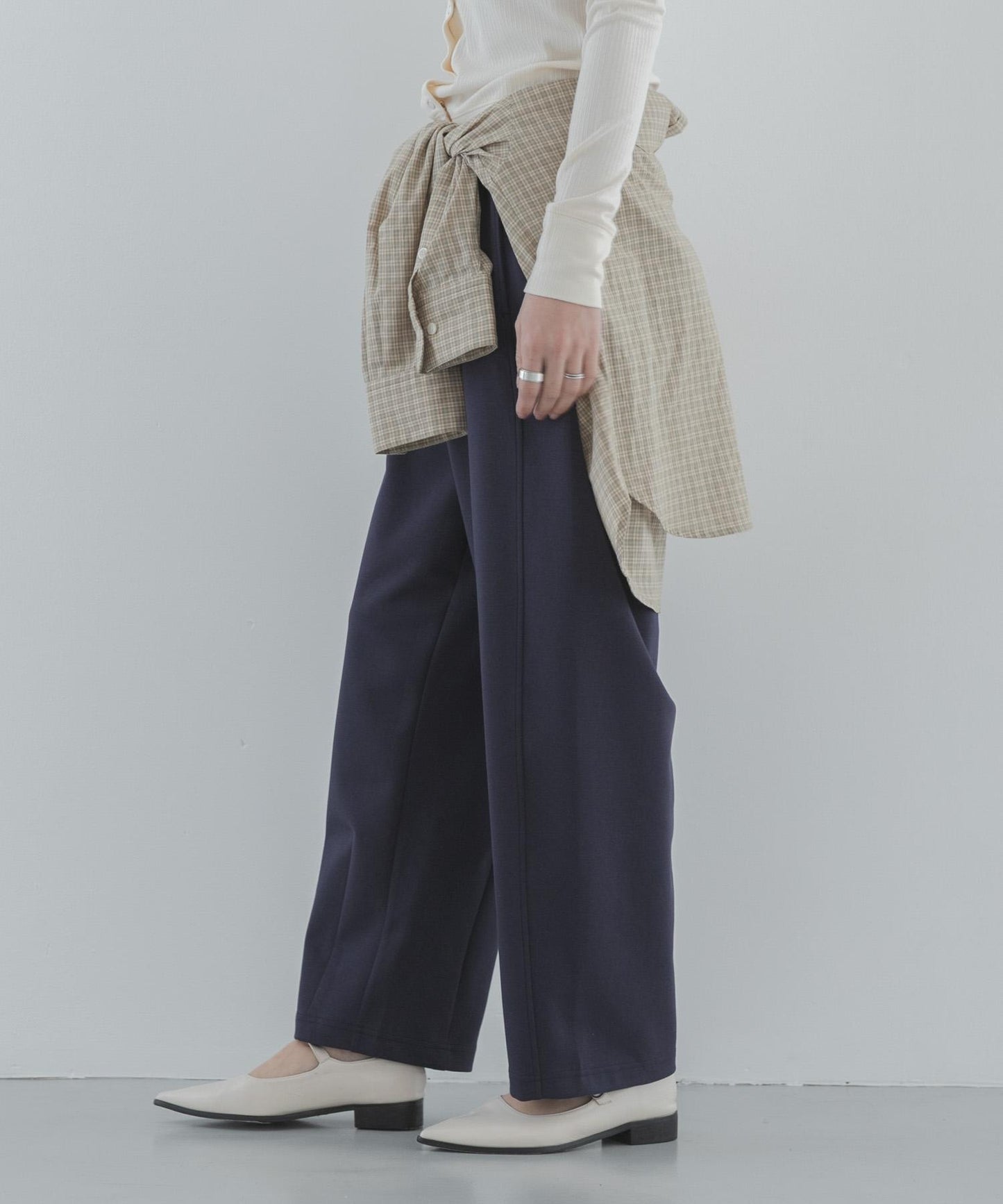 柔軟衛衣面料 彎刀版型 褲子