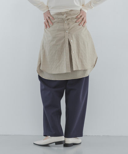 柔軟衛衣面料 彎刀版型 褲子