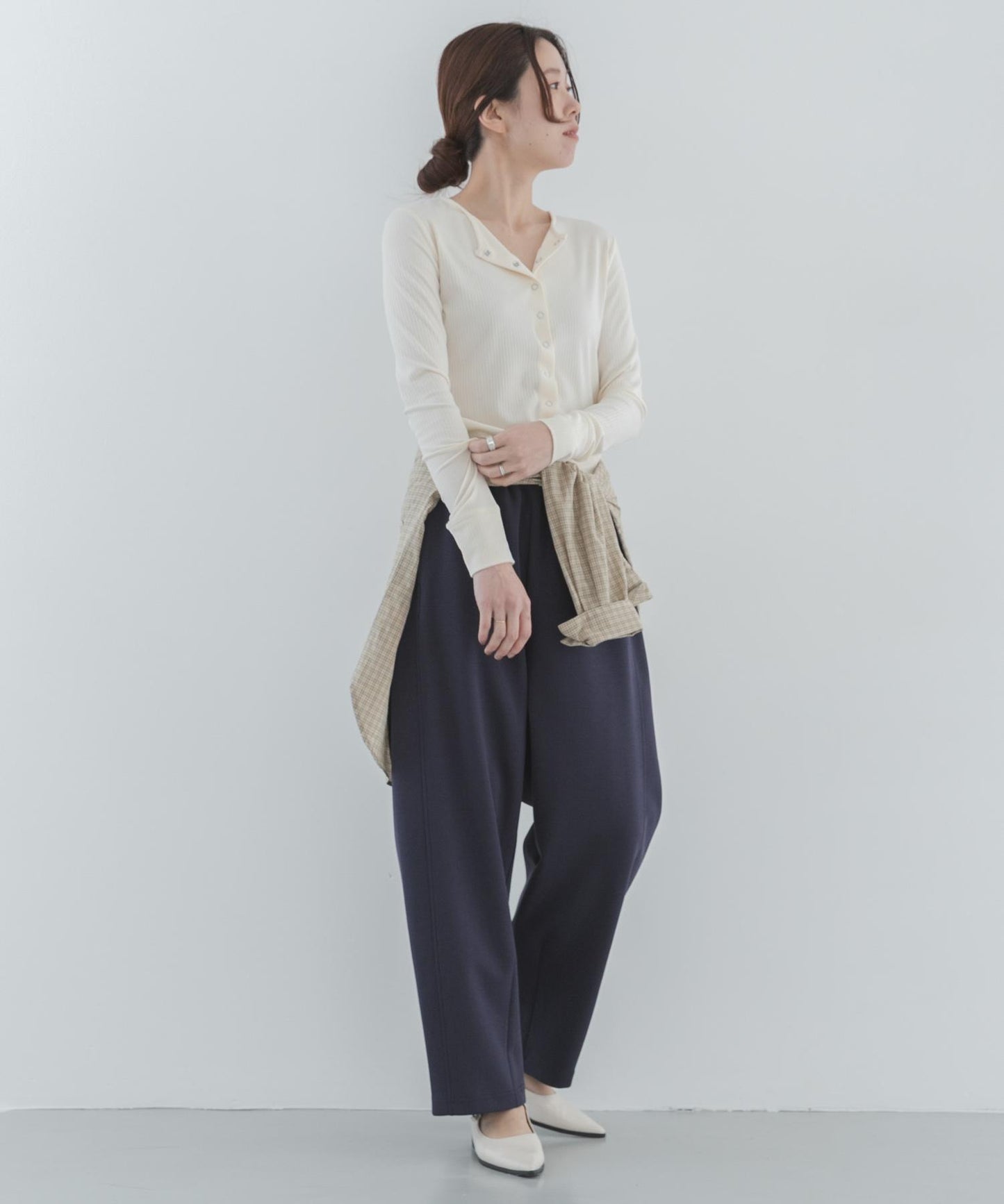 柔軟衛衣面料 彎刀版型 褲子