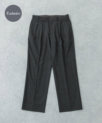 BROOKS BROTHERS EXCLUSIVE TRS 2INTUCK 雙褶設計 褲子