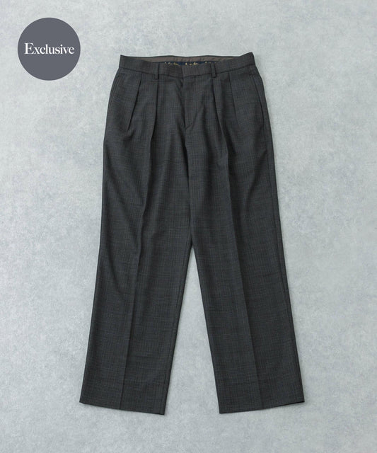 BROOKS BROTHERS EXCLUSIVE TRS 2INTUCK 雙褶設計 褲子