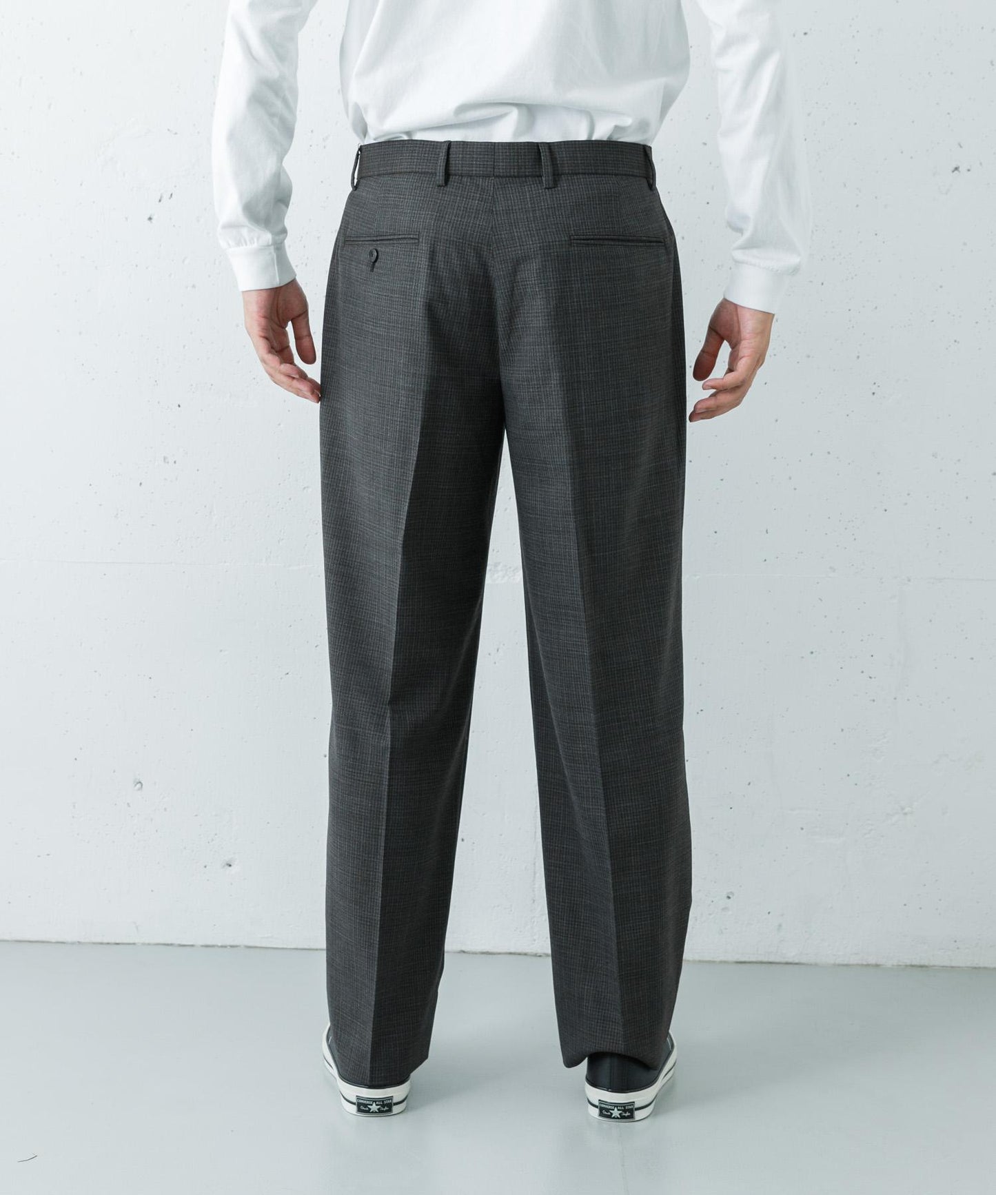BROOKS BROTHERS EXCLUSIVE TRS 2INTUCK 雙褶設計 褲子