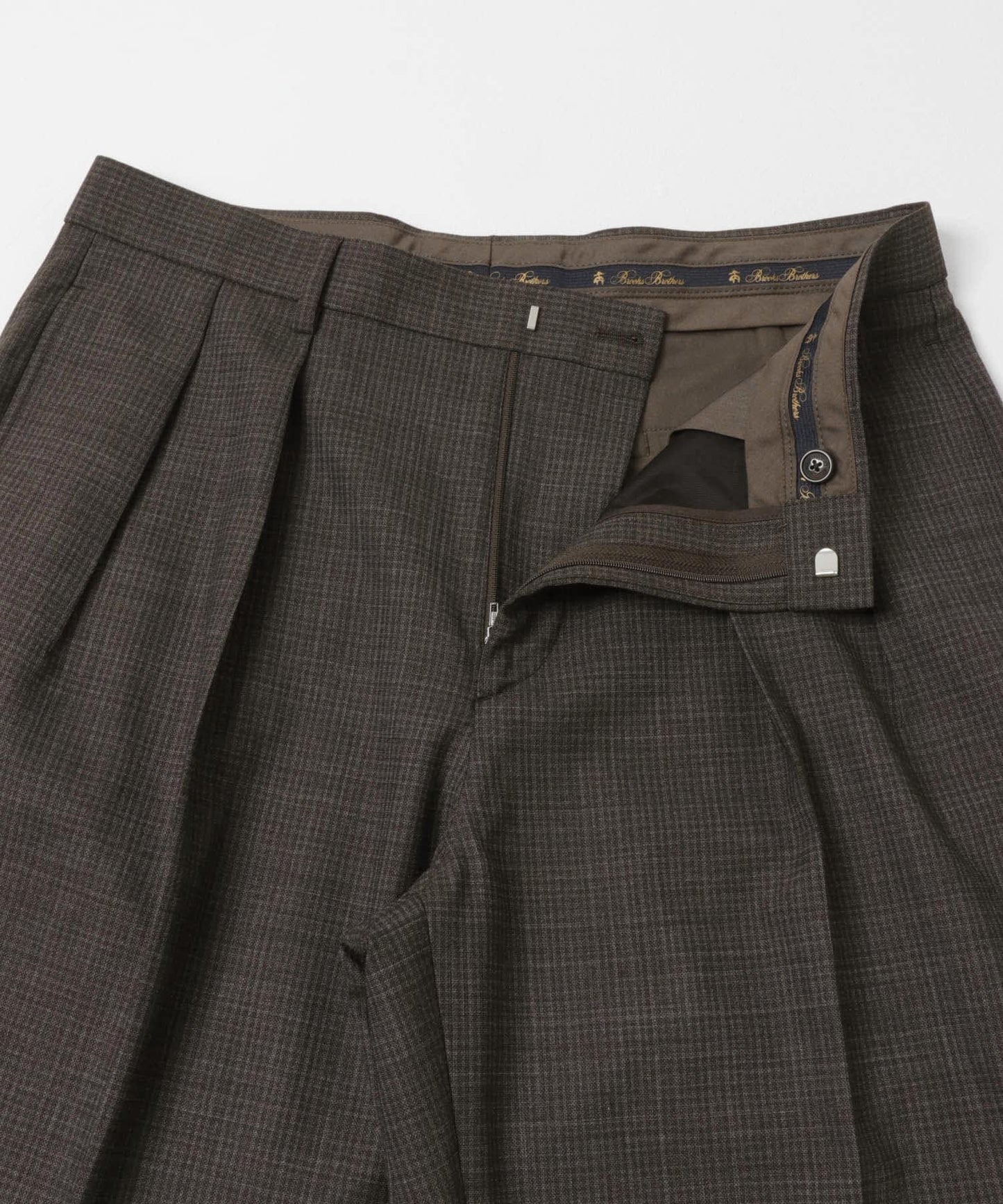 BROOKS BROTHERS EXCLUSIVE TRS 2INTUCK 雙褶設計 褲子