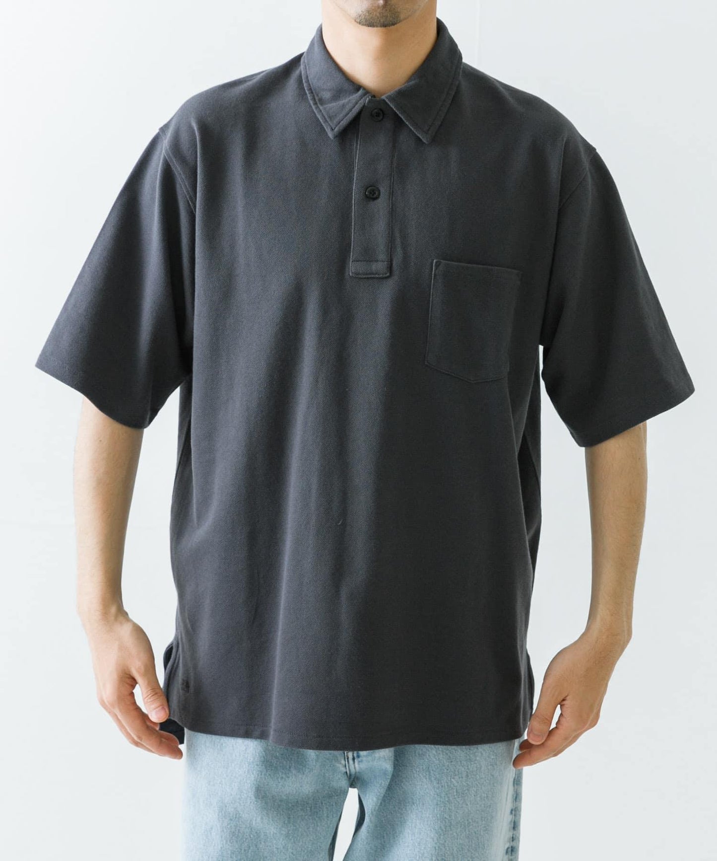 THE NORTH FACE PURPLE LABEL MossStitchFieldBigPolo
