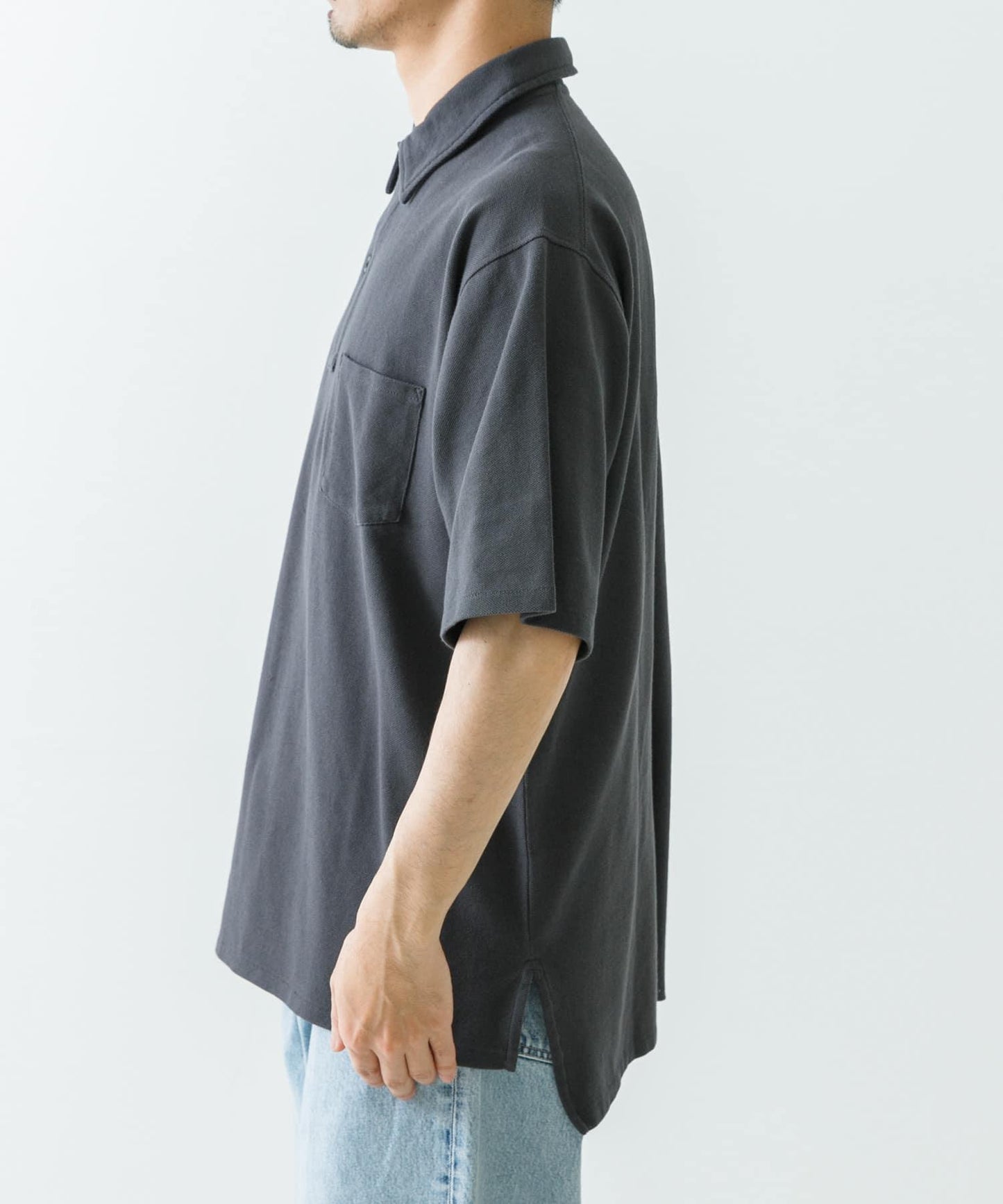 THE NORTH FACE PURPLE LABEL MossStitchFieldBigPolo