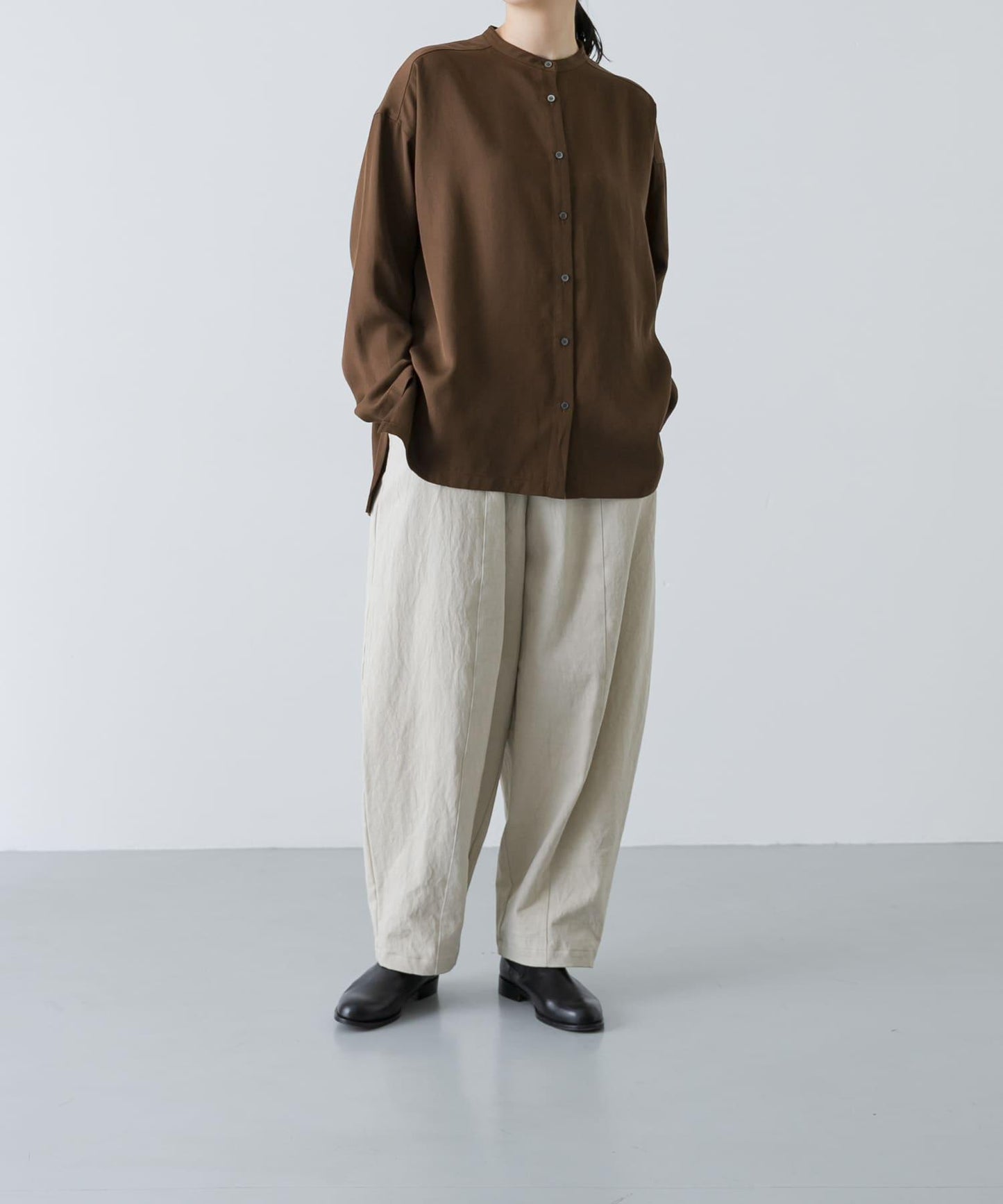 レーヨンワイドシャツ