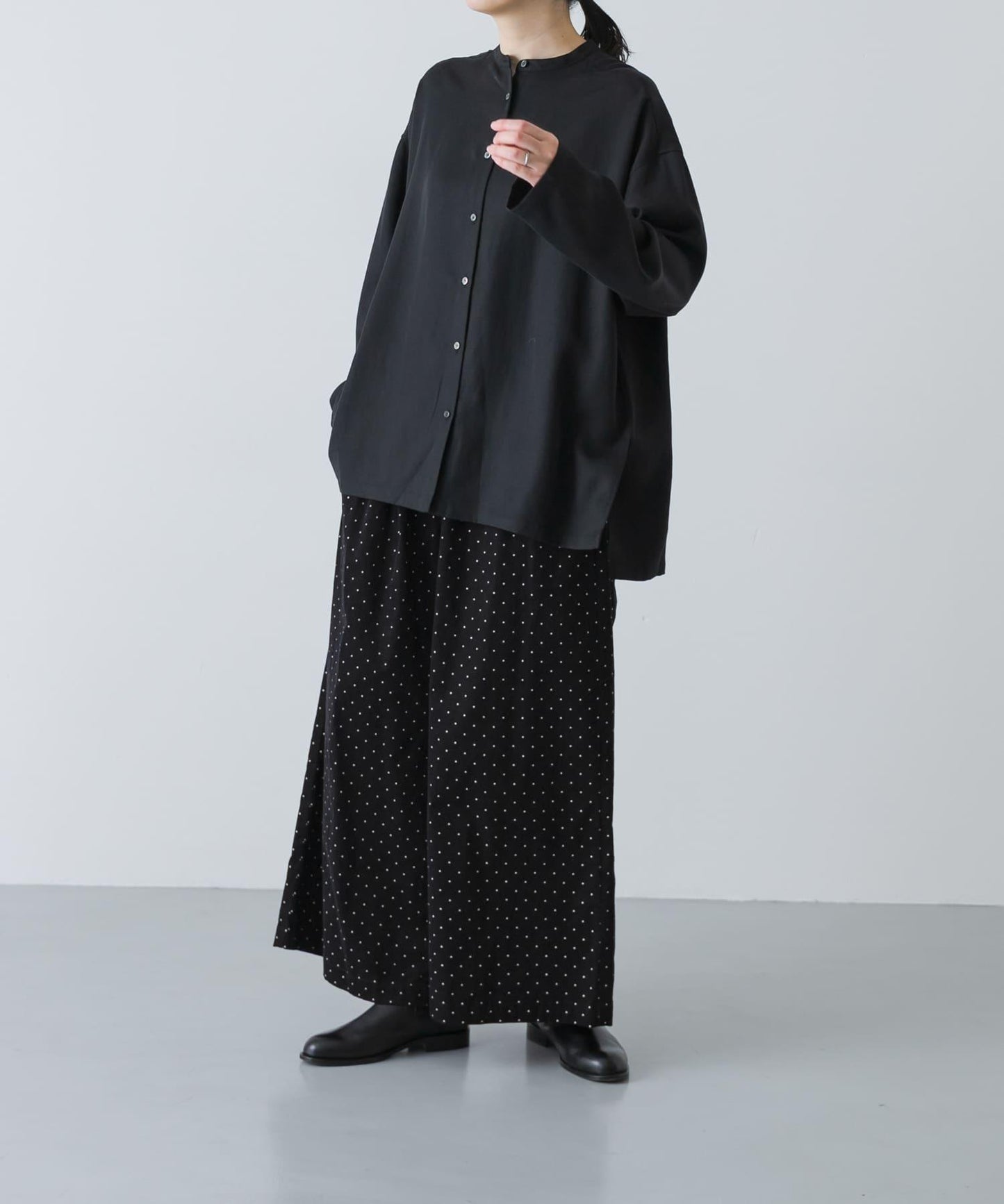 レーヨンワイドシャツ