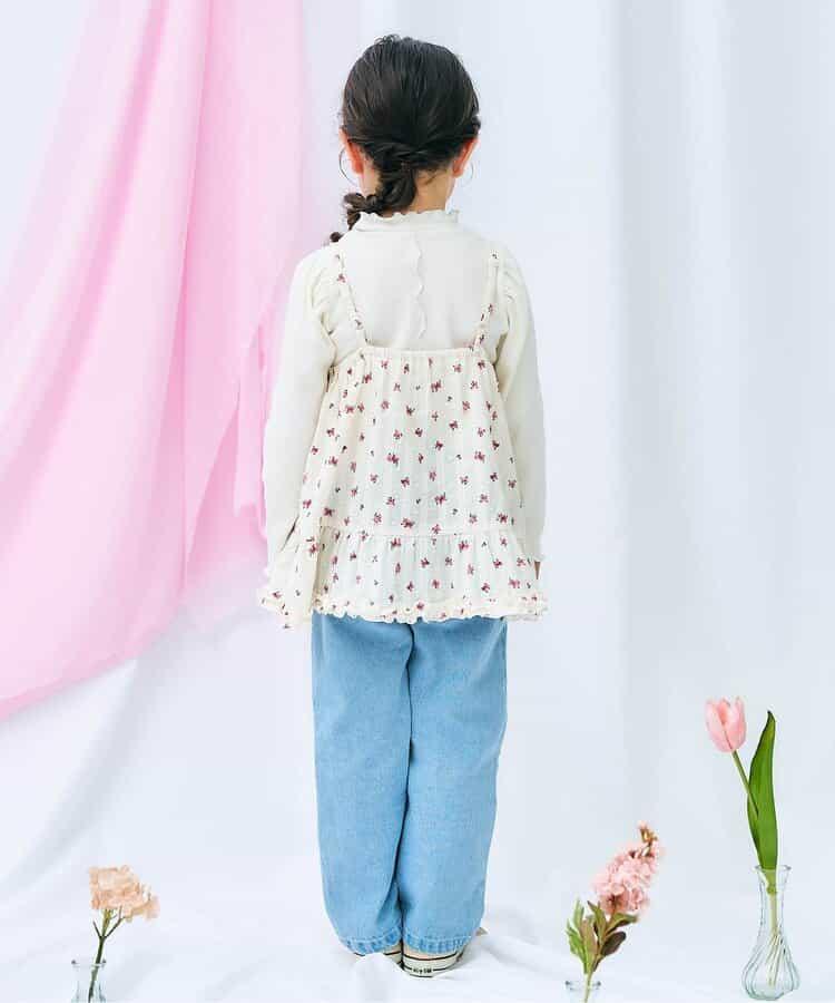 花柄キャミビスチェ