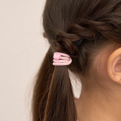 ミニミニハートヘアゴム(6コセット)