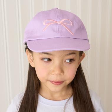 リボン刺しゅうキャップ