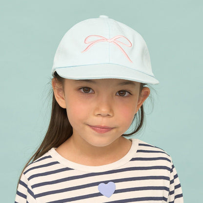 リボン刺しゅうキャップ