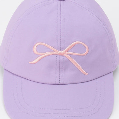 リボン刺しゅうキャップ