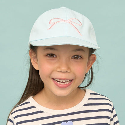 リボン刺しゅうキャップ