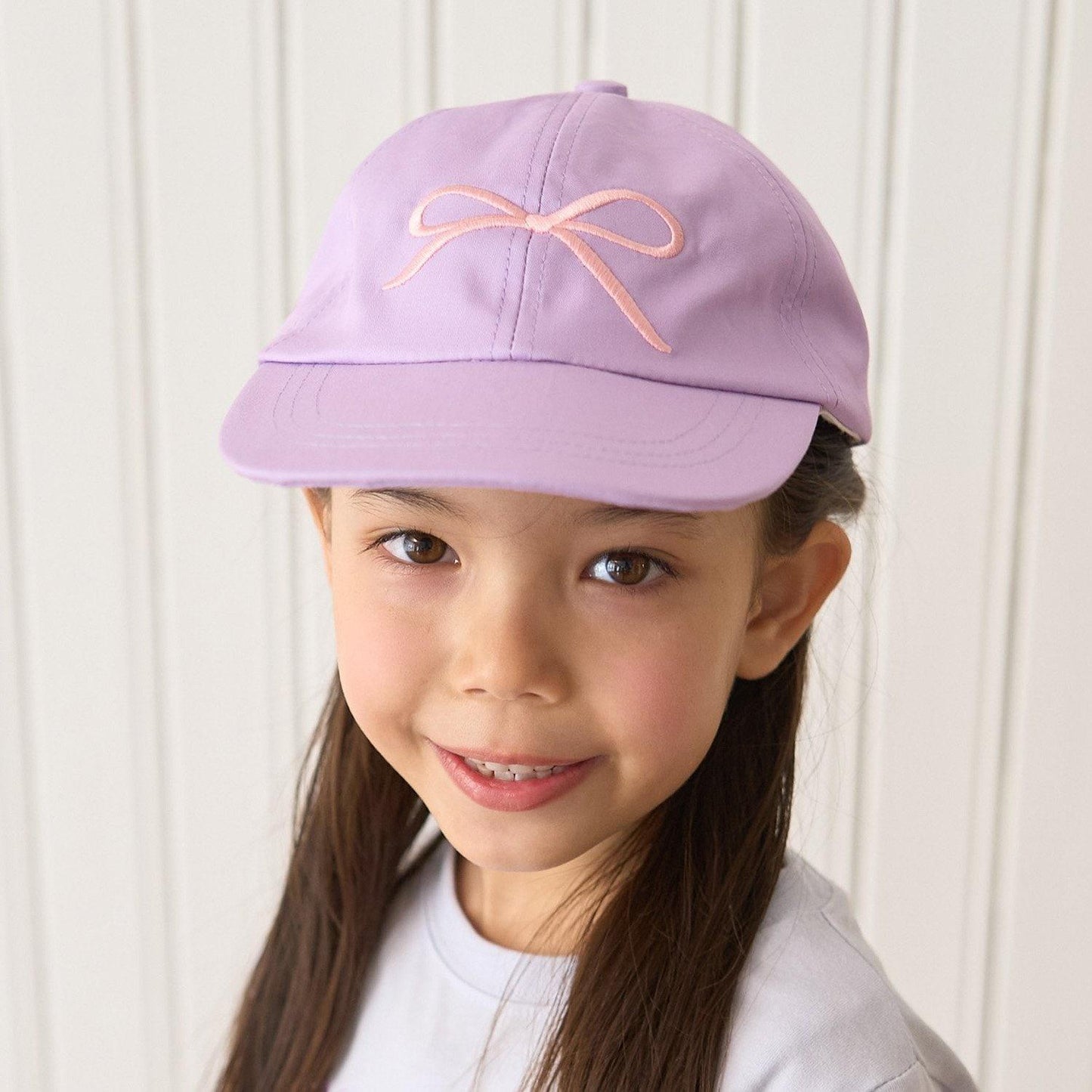 リボン刺しゅうキャップ