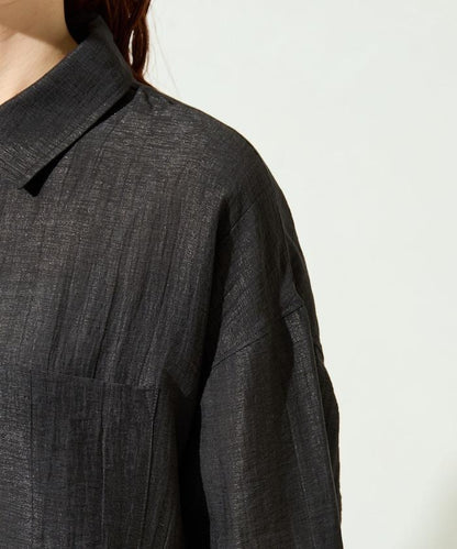 シアーワッシャービッグロングスリーブシャツ【限定展開】