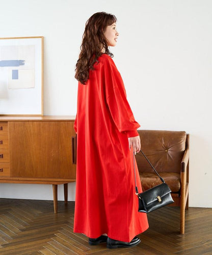 オーバーサイズドルマンスリーブワンピース【限定展開】