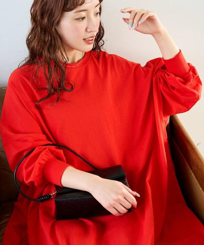 オーバーサイズドルマンスリーブワンピース【限定展開】