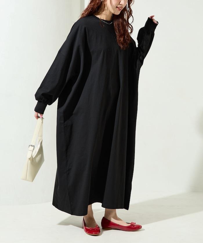 オーバーサイズドルマンスリーブワンピース【限定展開】
