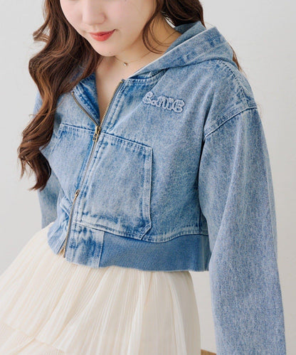 修飾身形 短款 斜紋牛仔面料 戶外夾克