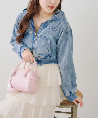 修飾身形 短款 斜紋牛仔面料 戶外夾克