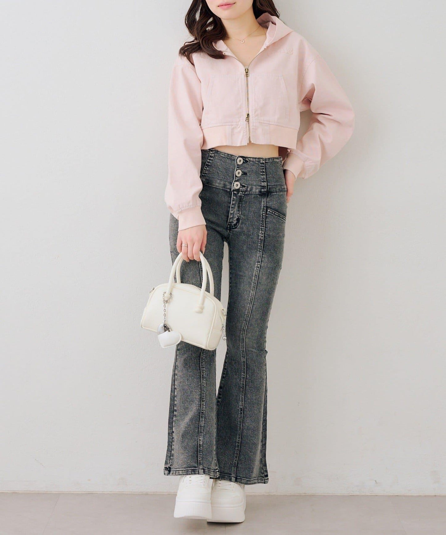 修飾身形 短款 斜紋牛仔面料 戶外夾克