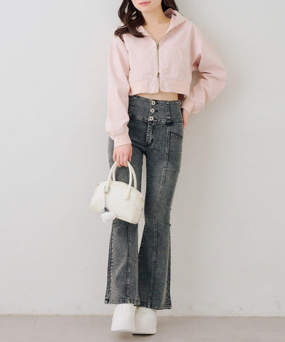 修飾身形 短款 斜紋牛仔面料 戶外夾克