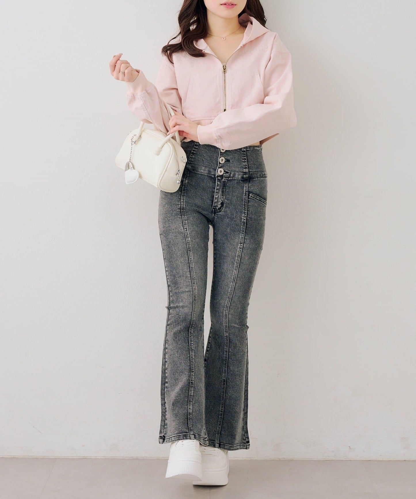 修飾身形 短款 斜紋牛仔面料 戶外夾克