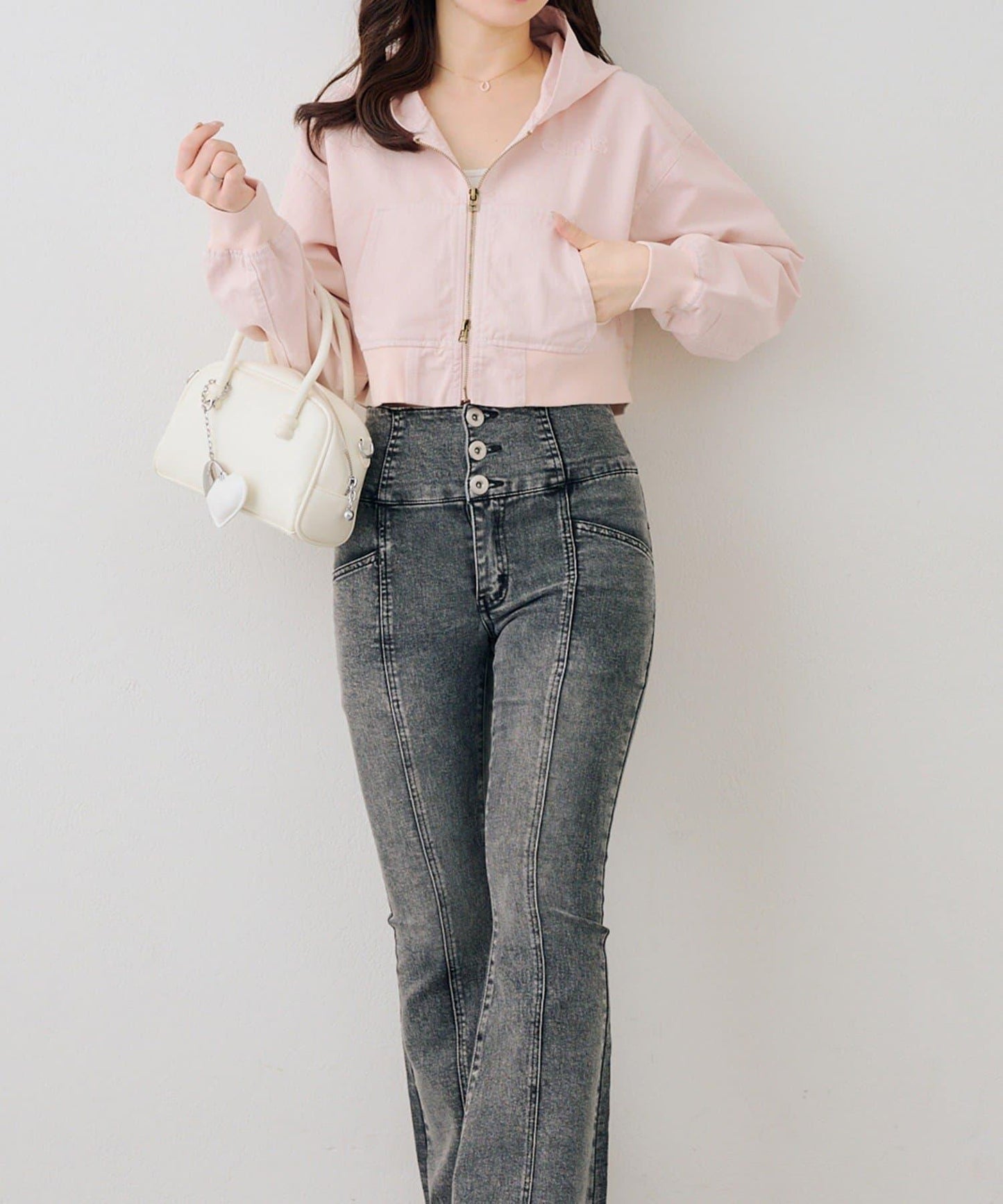 修飾身形 短款 斜紋牛仔面料 戶外夾克