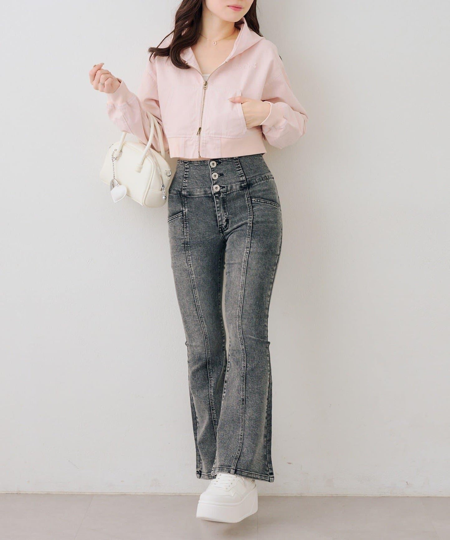 修飾身形 短款 斜紋牛仔面料 戶外夾克