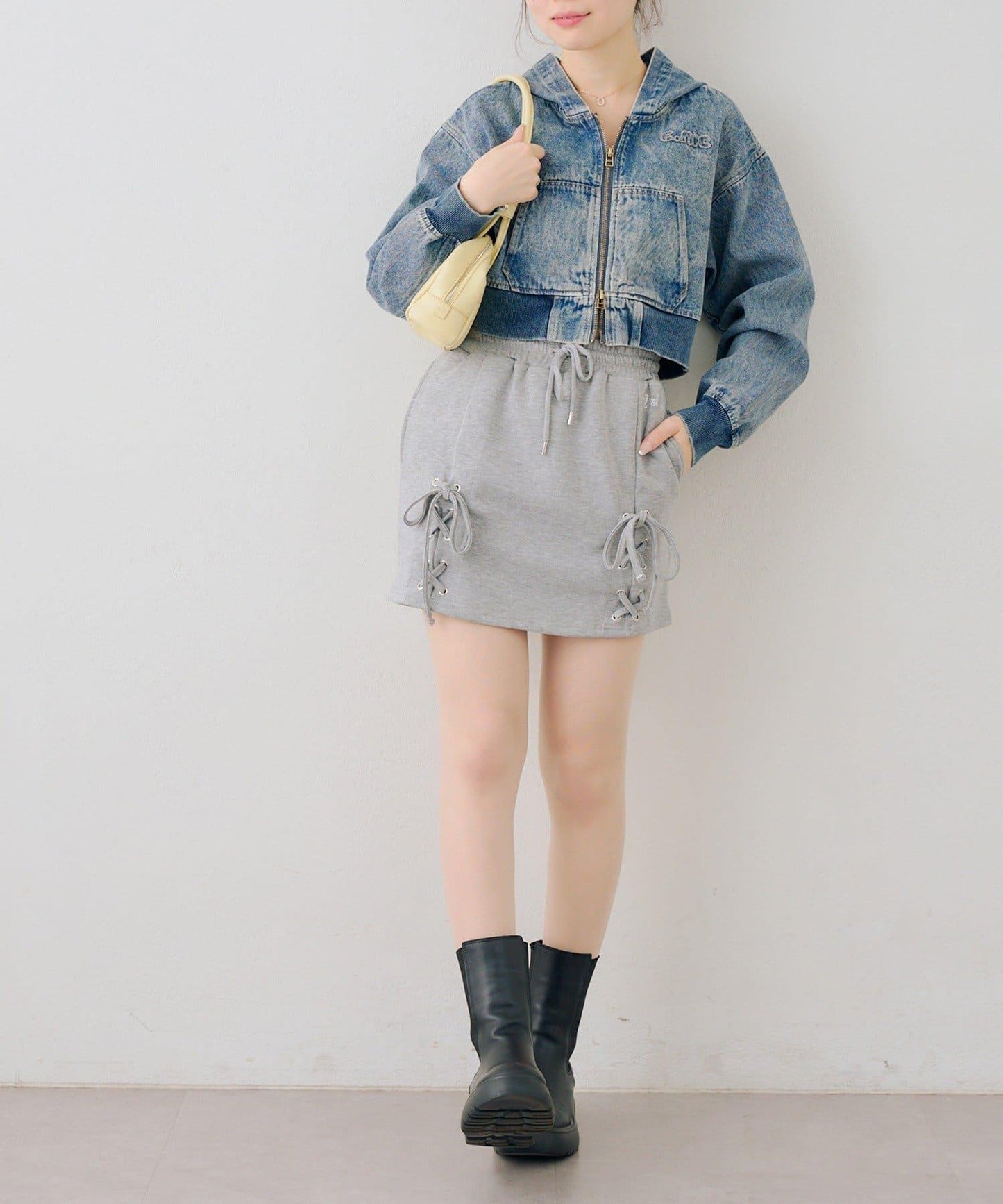 修飾身形 短款 斜紋牛仔面料 戶外夾克