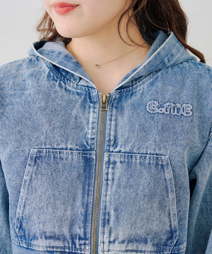 修飾身形 短款 斜紋牛仔面料 戶外夾克