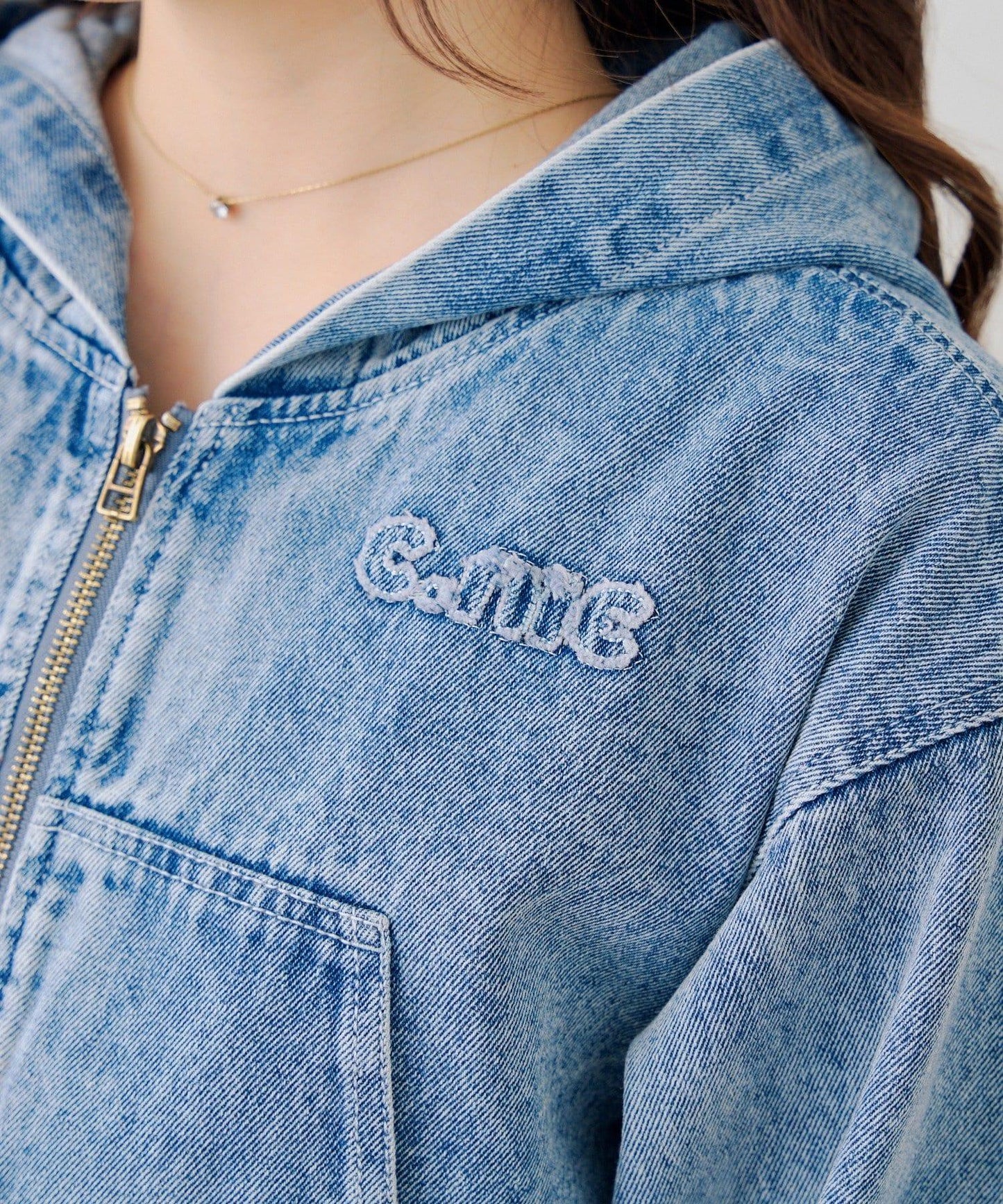 修飾身形 短款 斜紋牛仔面料 戶外夾克