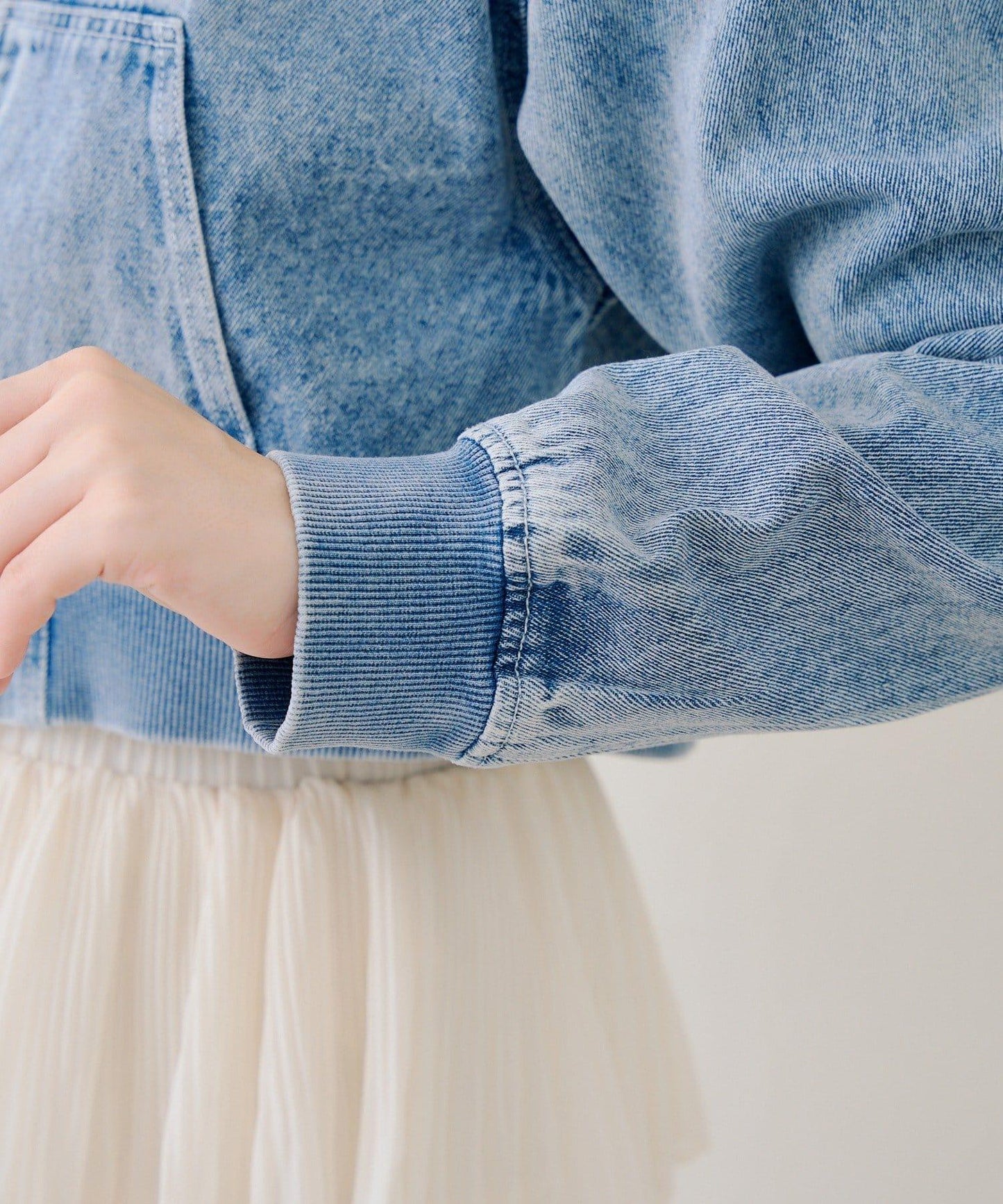 修飾身形 短款 斜紋牛仔面料 戶外夾克