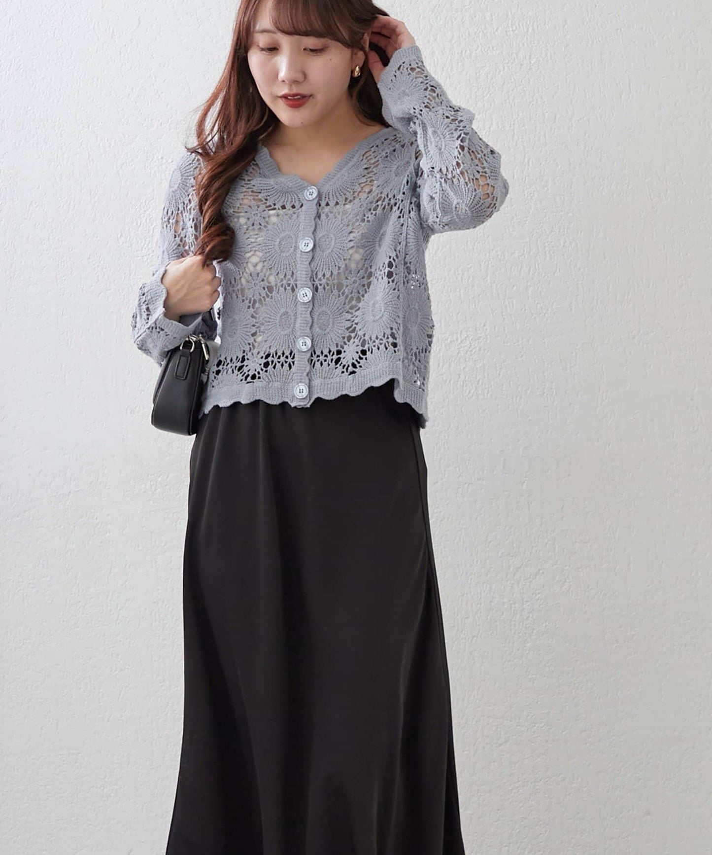 【2026SS】かぎ針透かし編みカーディガン