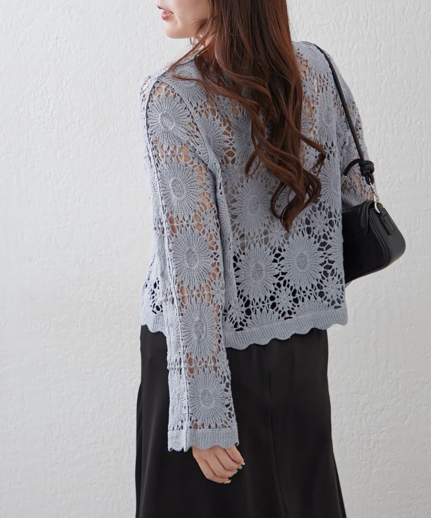 【2026SS】かぎ針透かし編みカーディガン