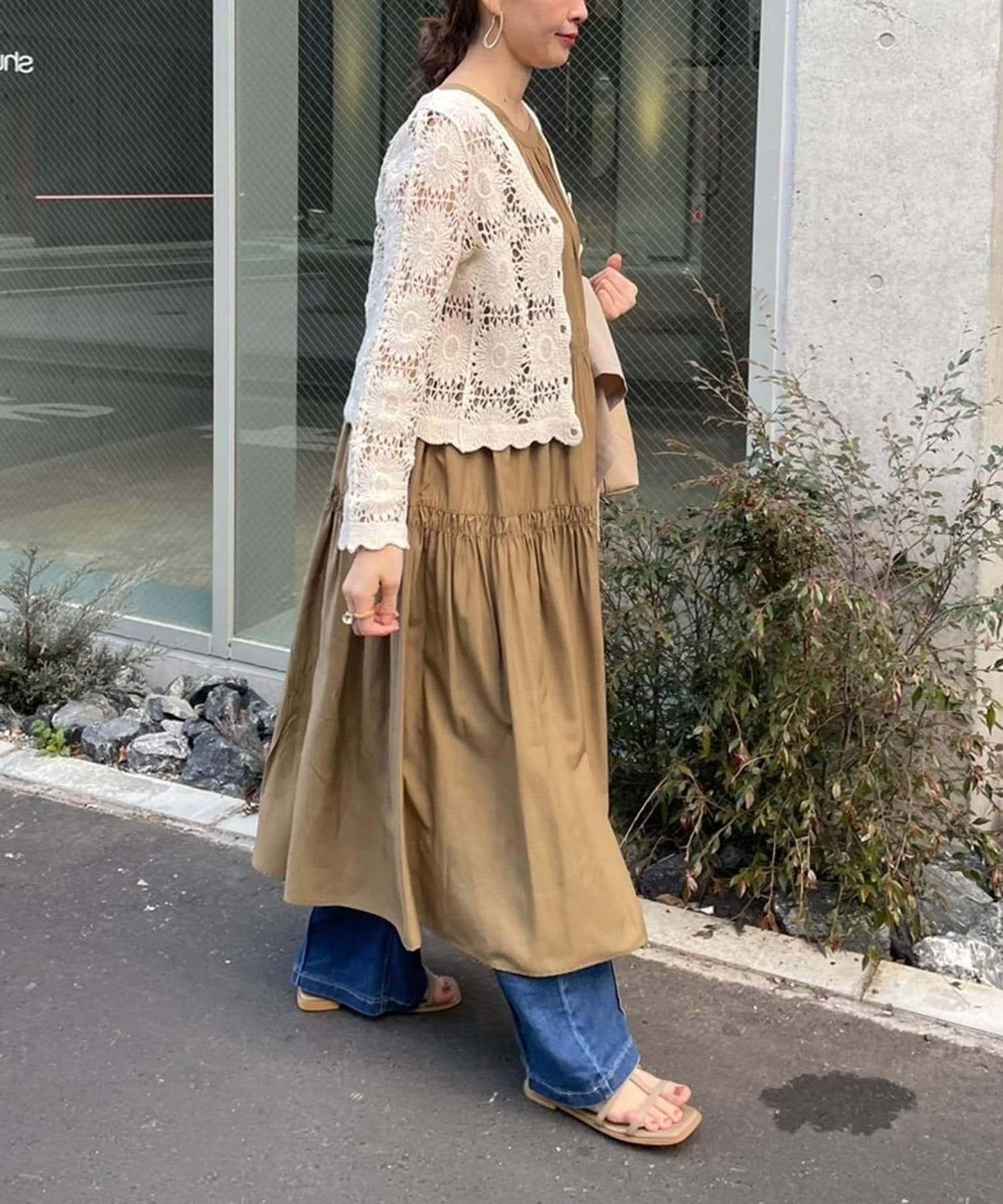 【2026SS】かぎ針透かし編みカーディガン