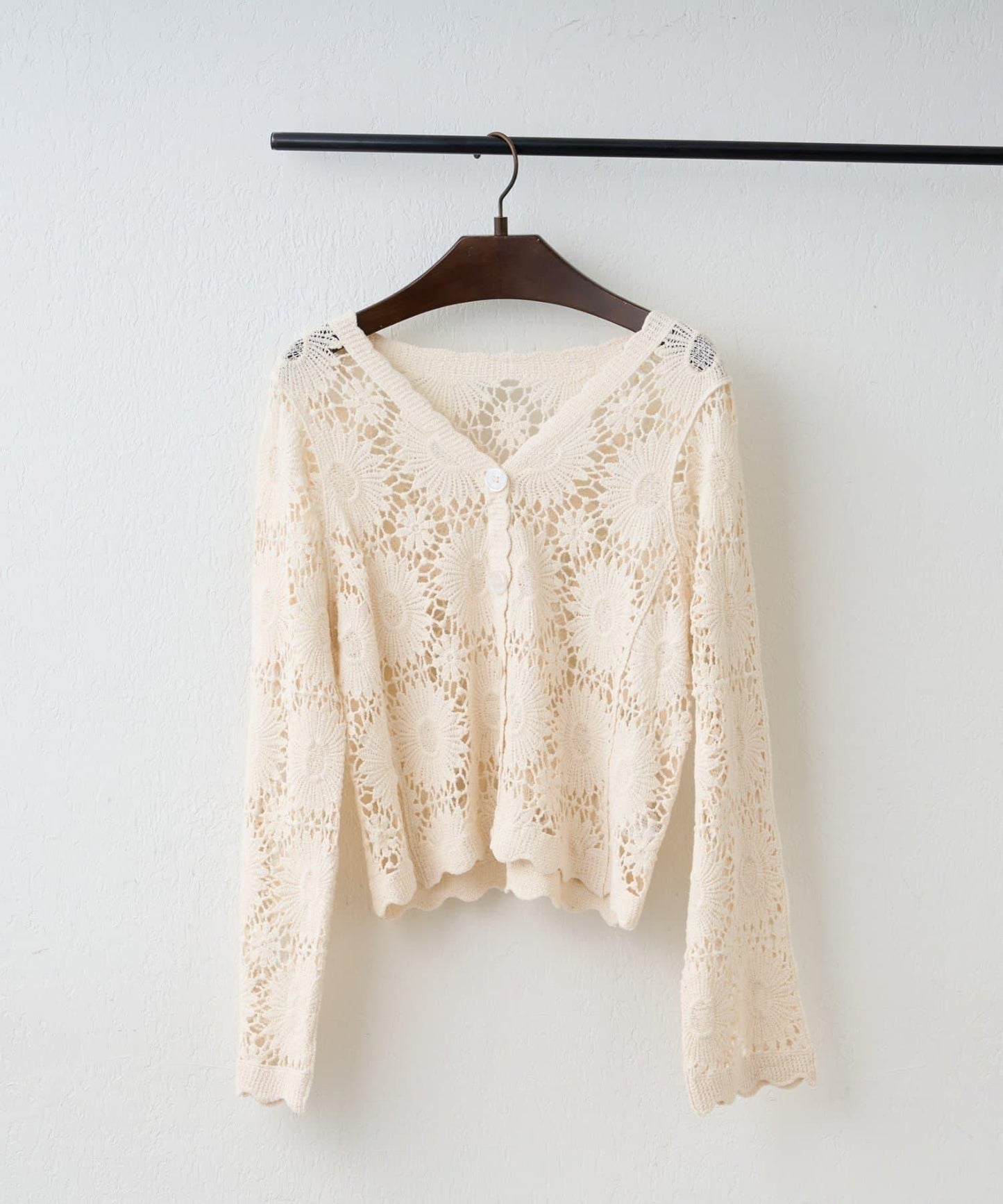 【2026SS】かぎ針透かし編みカーディガン