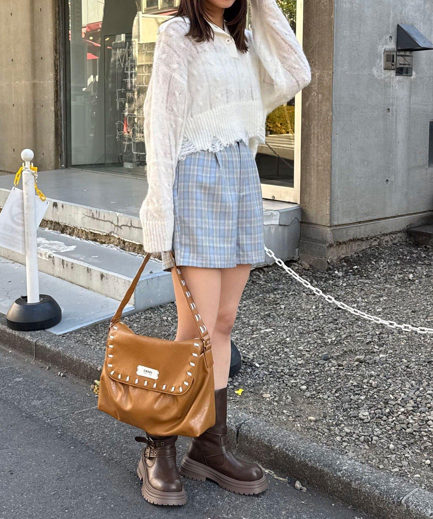 ハイウエスト美脚ショートパンツ/セットアップ