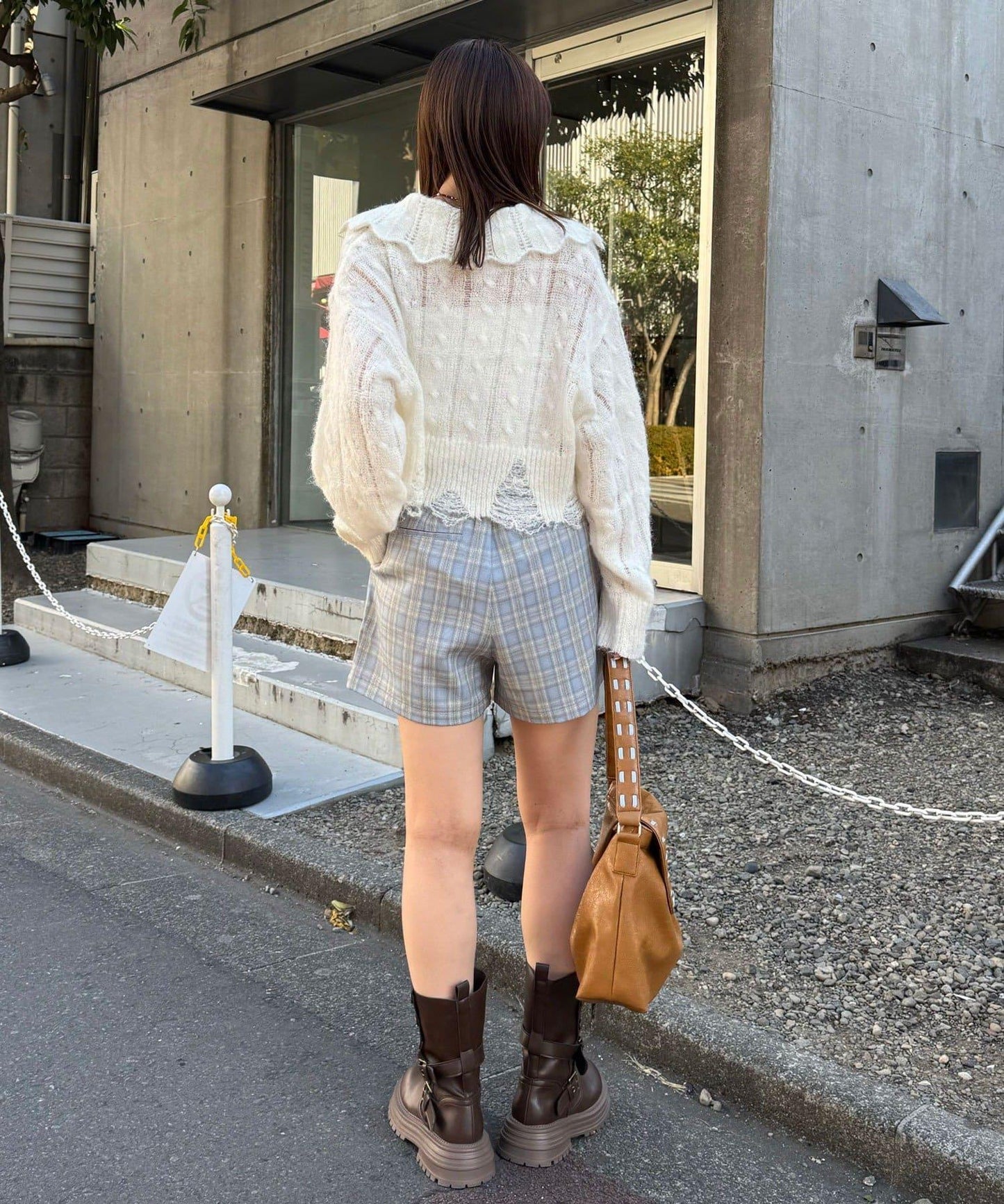 ハイウエスト美脚ショートパンツ/セットアップ