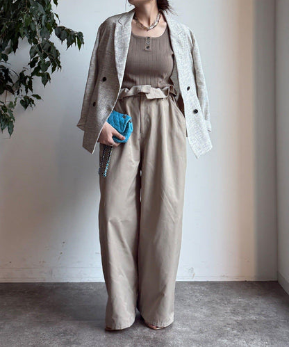 シアーツイードダブルジャケット