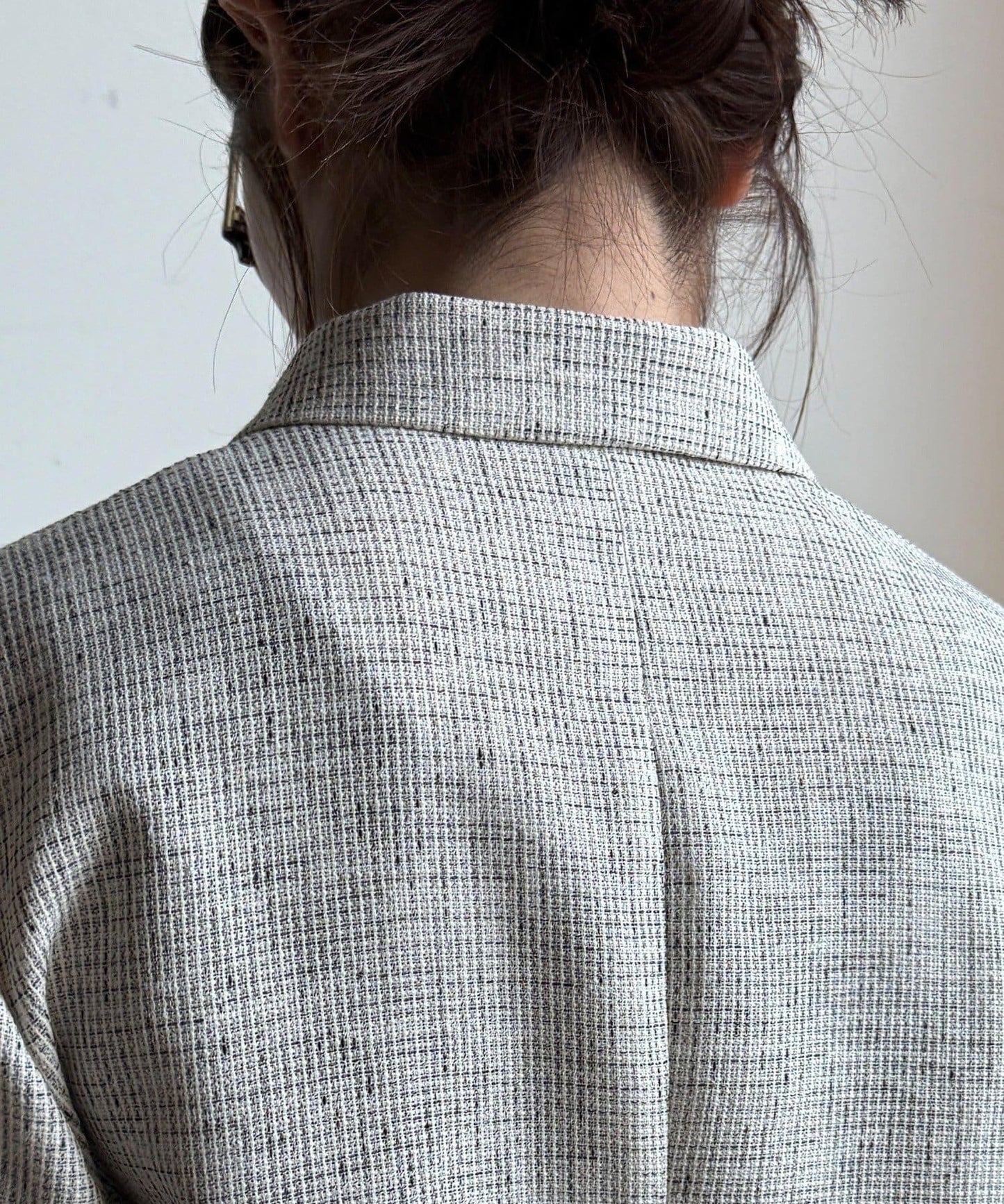 シアーツイードダブルジャケット