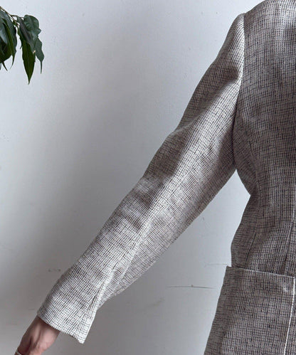 シアーツイードダブルジャケット