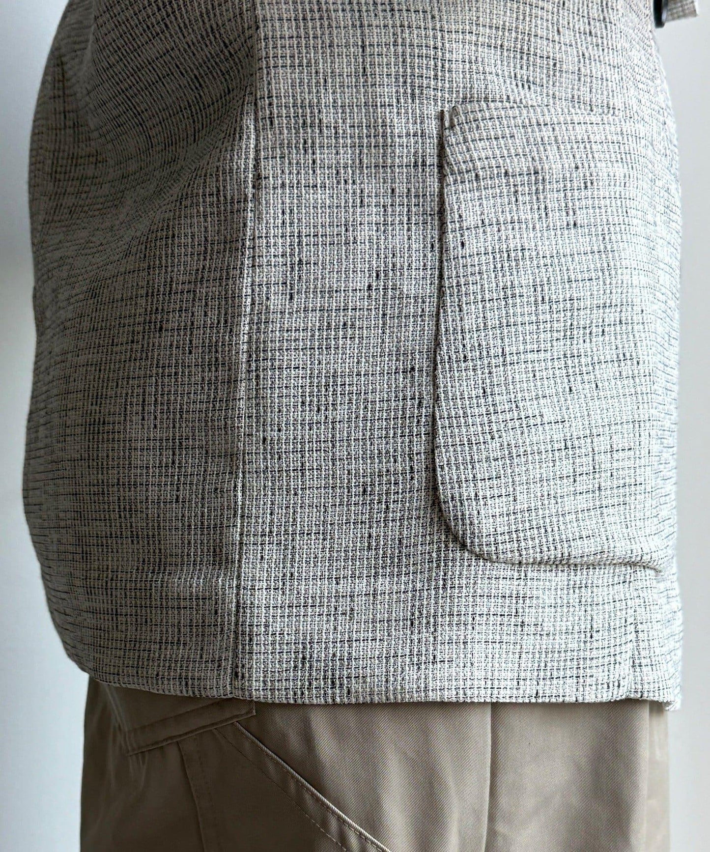 シアーツイードダブルジャケット