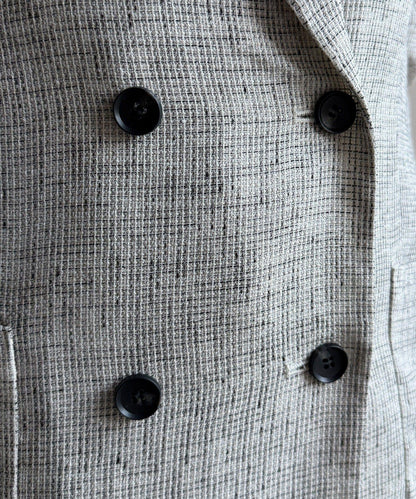 シアーツイードダブルジャケット