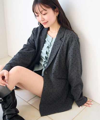 帶胸墊 花卉提花 吊帶背心
