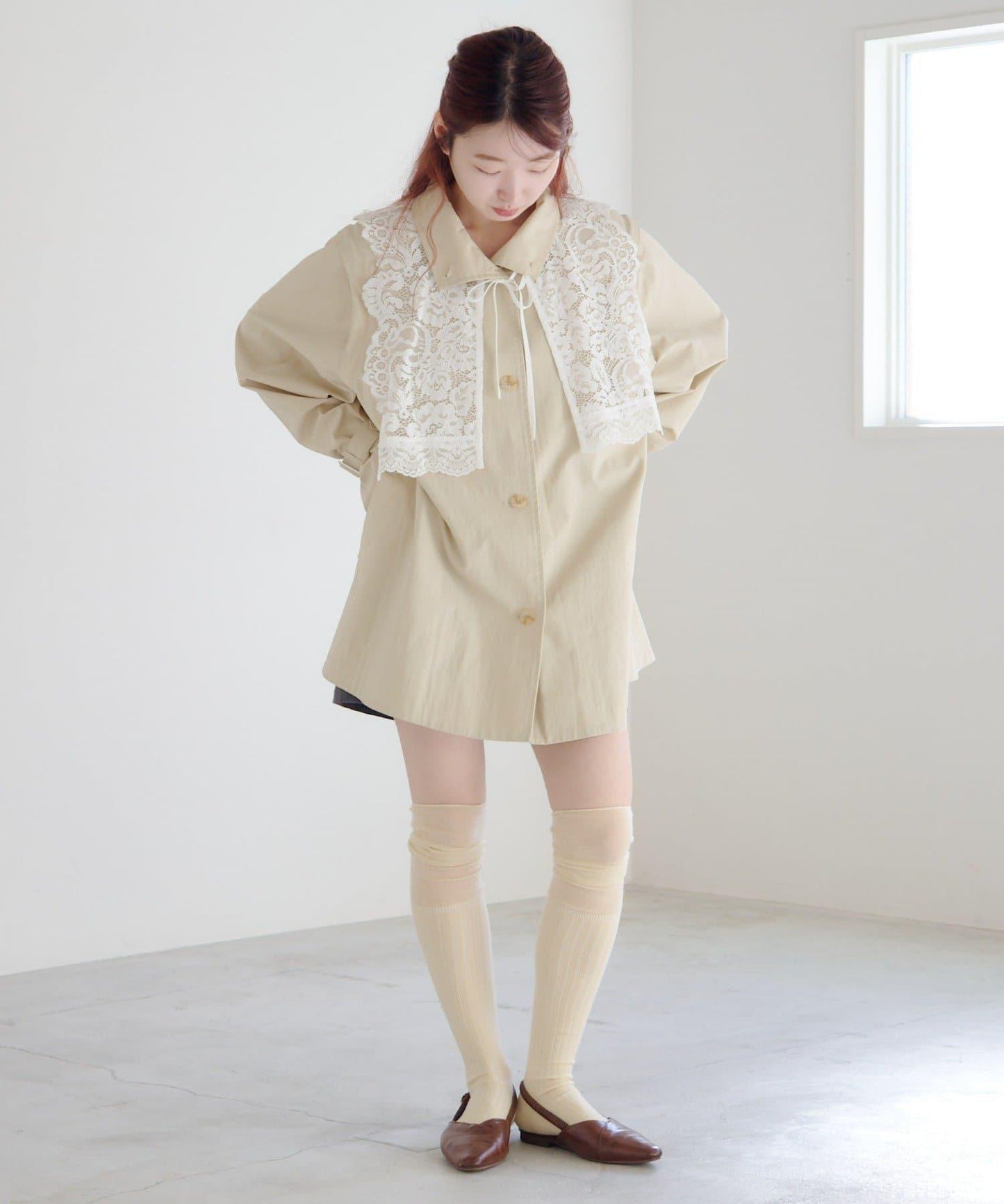 交叉鞋頭 女式單鞋