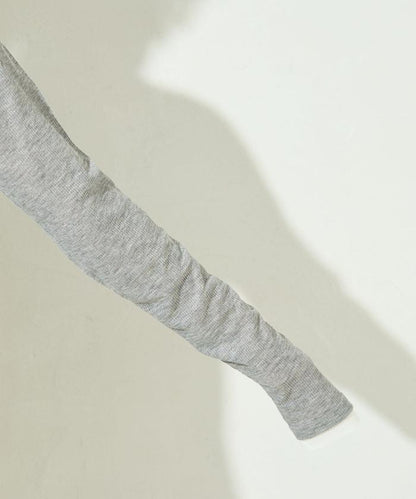 配色シアーリブボタンカーディガン【限定展開】