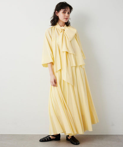 成品染色 蝴蝶結 女式襯衫