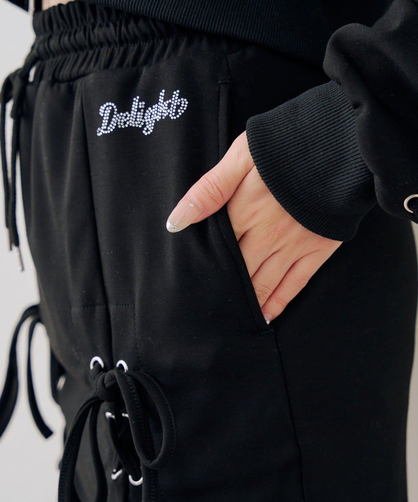 【set upで楽しめる】ロゴキラリダンボールレースUPスカート