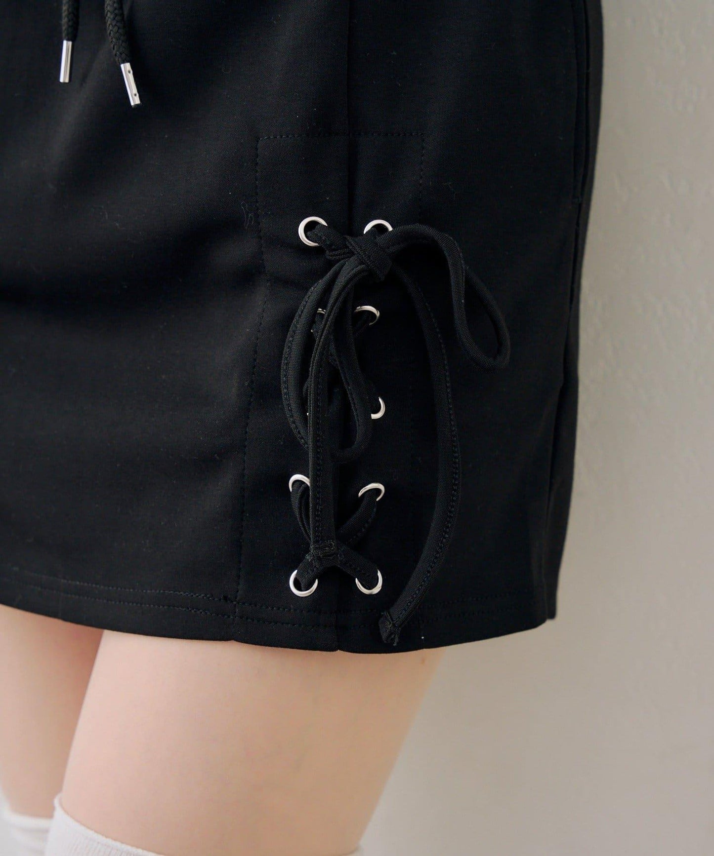 【set upで楽しめる】ロゴキラリダンボールレースUPスカート